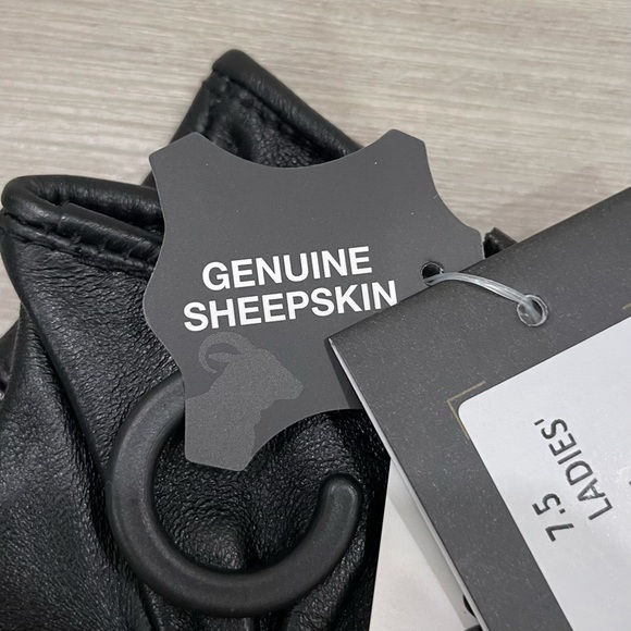 🇨🇦NWT AUCLAIR Ladies' Kate Sheepskin Gloves with Soft Lining Size 7.5 Black - Picture 11 of 15